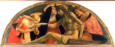 Piedad, el Cristo muerto, c.1491 de Lorenzo da  Sanseverino