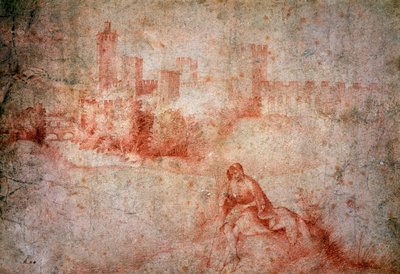 Pastor y vista de Castelfranco de Giorgione