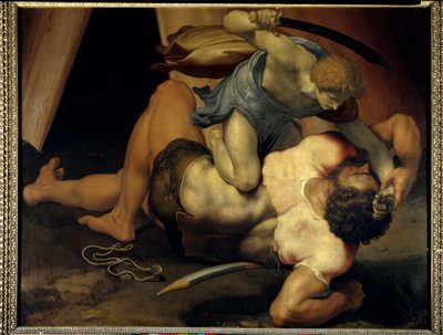 David y Goliat de Daniele da  Volterra