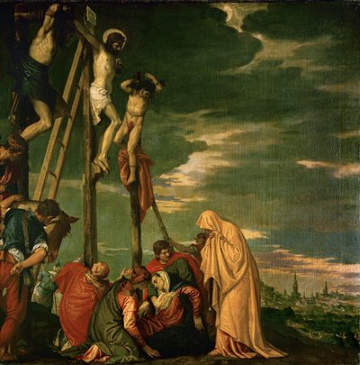 Cristo en el Calvario ... de (1528-88) Veronese