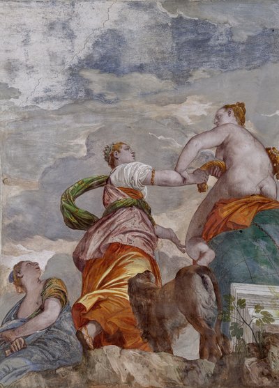 Fortuna, Ambición y Envidia, la Habitación del Perrito, detalle de 2632662 de Veronese