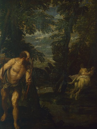 Hércules, Deianeira y el centauro Nessus,1586 (óleo sobre lienzo) de (1528 88) Veronese