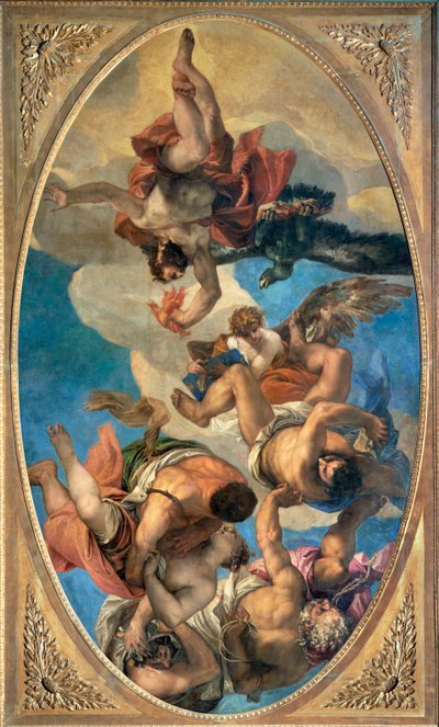 Júpiter castigando los vicios ... de (1528 88) Veronese