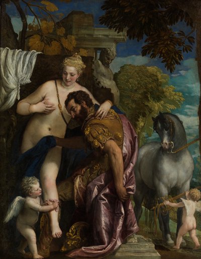 Marte y Venus unidos por el amor, c.1570 de Veronese