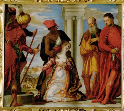 "Martirio de Santa Justina", hacia 1560 (pintura sobre lienzo) de (1528-88) Veronese