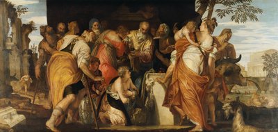 La Unción de David, c.1555 (óleo sobre lienzo) de (1528 88) Veronese
