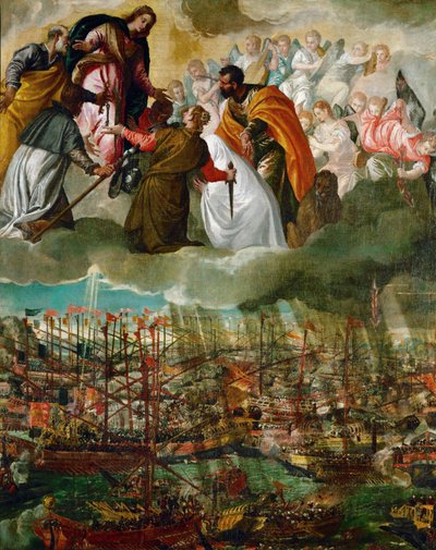 La batalla de Lepanto (óleo sobre lienzo) de (1528-88) Veronese