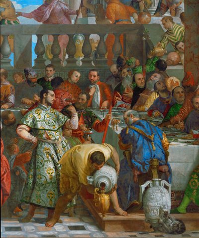 Las Bodas de Caná ... de (1528-88) Veronese