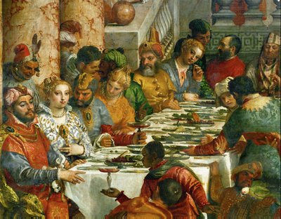 Las Bodas de Caná ... de (1528-88) Veronese