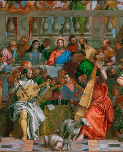 Las Bodas de Caná ... de (1528-88) Veronese