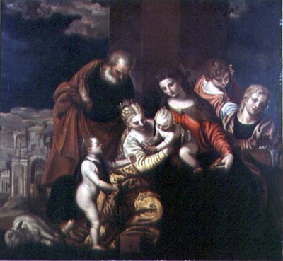 El matrimonio místico de Santa Catalina de Veronese