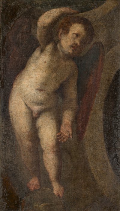 Un putto de pie, c.1548-88 (óleo sobre lienzo) de Veronese