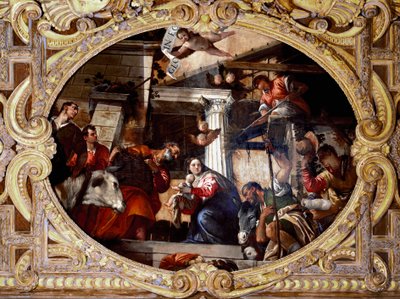 Adoración de los pastores de Veronese