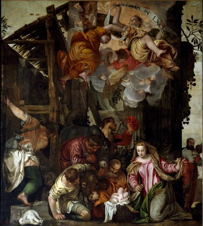 Adoración de los pastores de Veronese