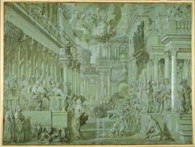 Alegoría para celebrar la publicación de la Santa Liga en 1571 de Veronese