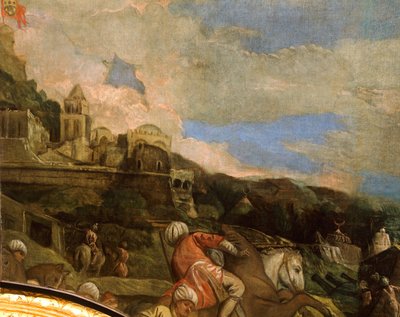 Antonio Loredan liberando a Scutari de Paolo Veronese (1528-1588), detalle, Sala del Gran Consejo, Palacio Ducal, Venecia de (1528 88) Veronese