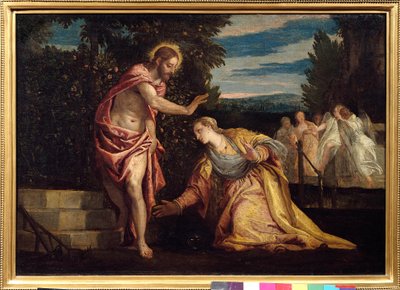 Cristo apareciendo a la Magdalena (Noli me tangere) de Veronese