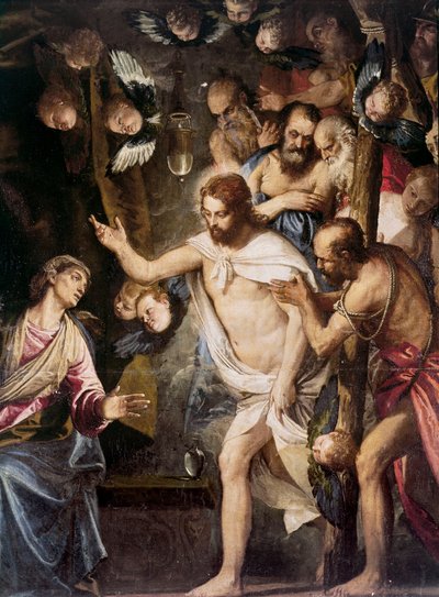 Cristo en el Limbo, pintura de Paolo Caliari Veronese de Veronese