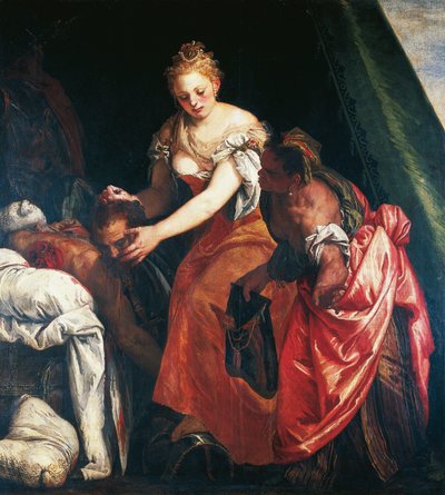 Judith con la cabeza de Holofernes (óleo sobre lienzo) de (1528 88) Veronese