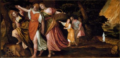 Lot y sus hijas de Veronese