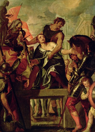 Martirio de San Menas (d.c.300) de Veronese