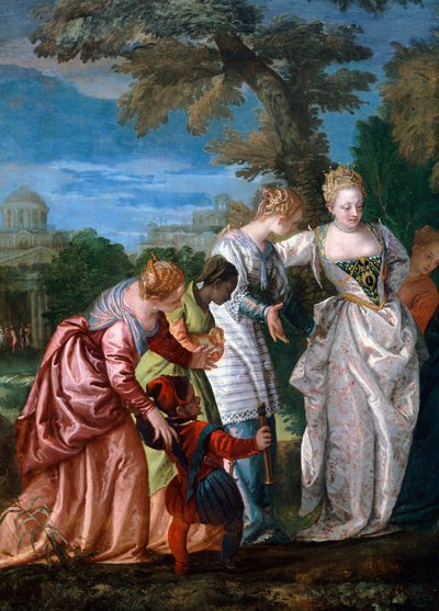 Mose rescatado del agua por Paolo Veronese (1528-1588) de (1528 88) Veronese
