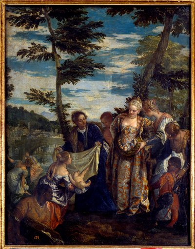 Moisés salva las aguas de Veronese