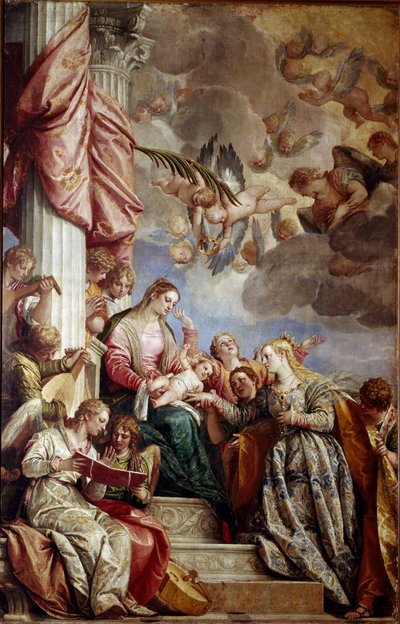 Matrimonio místico de Santa Catalina de Veronese