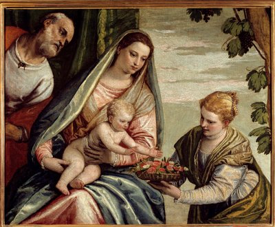 La Sagrada Familia con un donante (Santa Dorotea) de Veronese