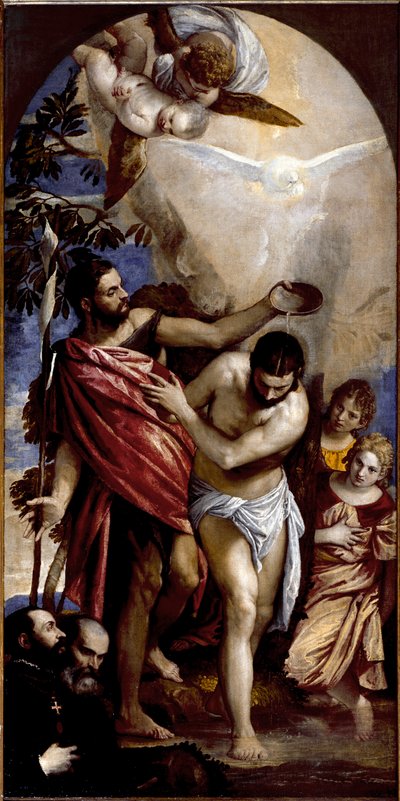 El bautismo de Cristo de Veronese