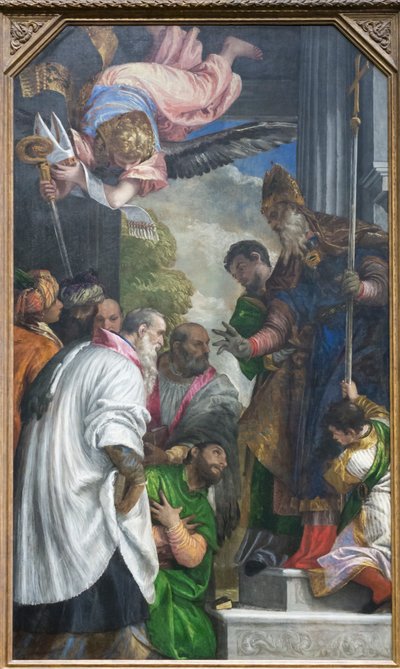 La consagración de San Nicolás de (1528 88) Veronese