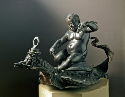 El enano Morgante Braccio di Bartolo, el enano de Cosimo I de Médici. Escultura de bronce por Giambologna (Giovanni da Bologna) de Giambologna
