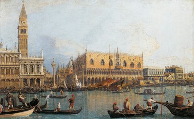 Italia, Florencia, Vista pintada del Palacio Ducal de Venecia (pintura) de (1697 1768) Canaletto