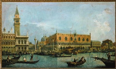 La Mole, vista desde la cuenca de San Marco ... de (1697-1768) Canaletto