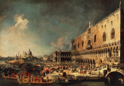 Llegada del embajador francés a Venecia de (1697 1768) Canaletto