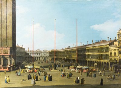 Venecia, vista de la piazza san Marco con las procuratie de (1697 1768) Canaletto