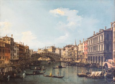 Vista de Venecia con el puente de Rialto de (1697 1768) Canaletto