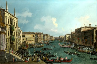 Una regata en el Gran Canal, c.1740 (óleo sobre lienzo) de (1697 1768) Canaletto