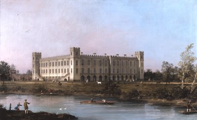 Una vista de la Casa Syon a través del Támesis desde el Sureste de Canaletto