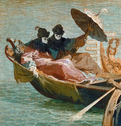 El compromiso del Dogo de Venecia con el Mar Adriático (detalle) de Canaletto
