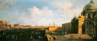 Vista del Gran Canal y Santa Maria della Salute de Canaletto