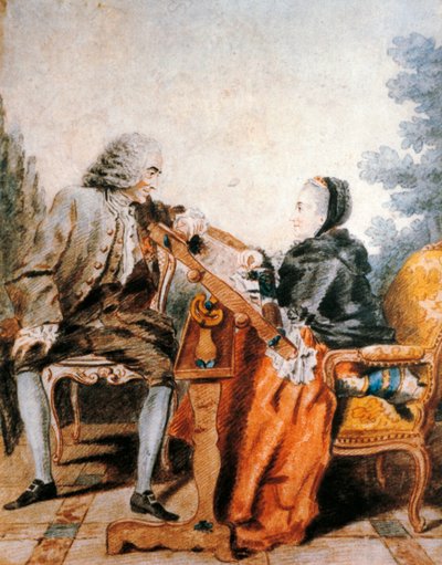 Retrato de Voltaire de Carmontelle