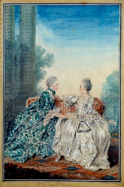 Retrato de Madame de Breget y Madame d