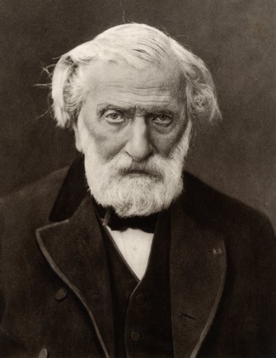 (Charles Louis) Ambroise Thomas (1811-1896) Compositor francés y Director del Conservatorio de París desde 1871 (foto b/n) de (1820 1910) Nadar