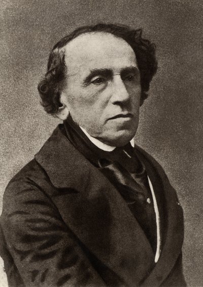 Giacomo Meyerbeer (1791-1864) (Jakob Liebmann Beer) Compositor alemán que se instaló en París y se consagró como uno de los principales compositores de la gran ópera francesa (foto b/n) de (1820 1910) Nadar
