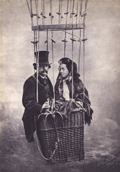Nadar, fotógrafo y aeronauta francés (foto b/n) de (1820 1910) (after) Nadar