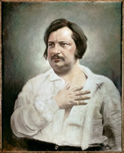 Retrato de Honoré Balzac, escritor francés de Nadar