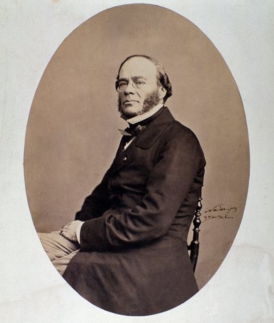 Retrato de Jacques Fromental Halévy (1799-1862) compositor inglés de Nadar