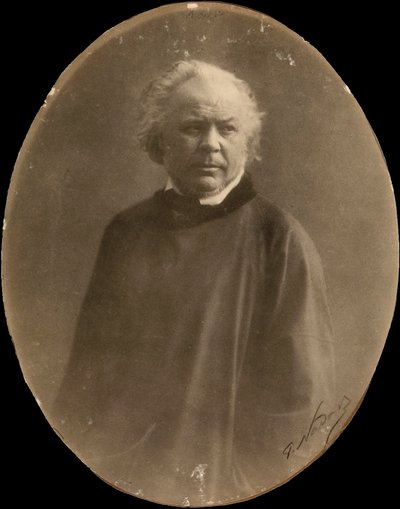Retrato del pintor Honoré Daumier de Nadar