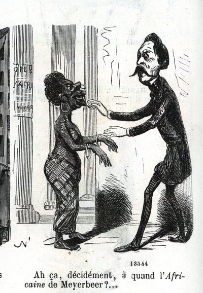 ¿Cuándo es Giacomo Meyerbeer africano? de Nadar